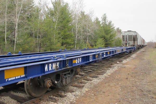 89' Flat Car - Fracking sand containers